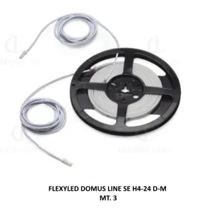 LED FLESSIBILE IN SILICONE 24V SE H4-24 D-M DA 3000 mm -PROMO-