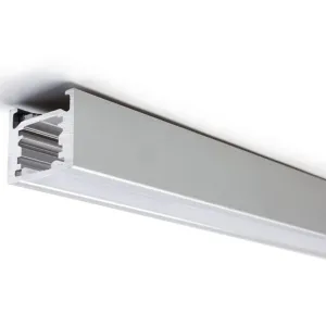PROFILO PER LED IN ALLUMINIO TWIG L.3000 MM SENZA COPERTURA DOMUS LINE OFFERTA