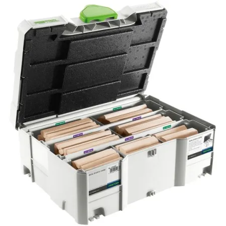 ASSORTIMENTO FESTOOL DOMINO-XL 128 + FRESE