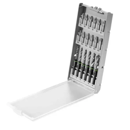 SERIE PUNTE LEGNO FESTOOL CORTE D.3-8 + 12 INSERTI