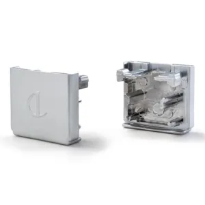 CONFEZIONE 2 TAPPI DI CHIUSURA PER PROFILO ALLUMINIO TWIG DOMUS LINE OFFERTA