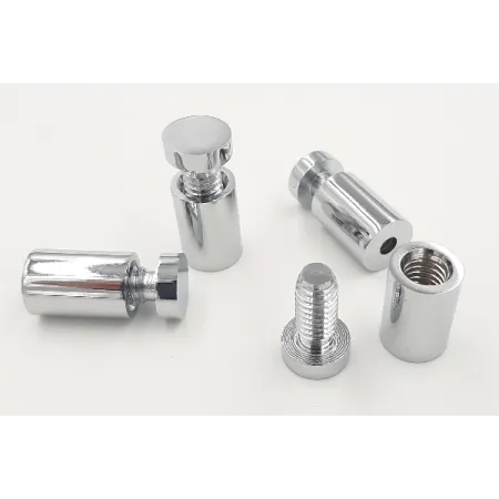 DISTANZIALE PER TARGHE D.13 H.19 mm CROMATO -PROMO-