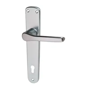 MANIGLIA GPB GABRY PLACCA YALE ALLUMINIO ARGENTO