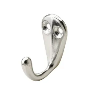 GANCIO SINGOLO ALLUMINIO FINITURA CROMO LUCIDO