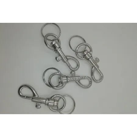 MOSCHETTONE PORTACHIAVI PICCOLO MM.60 CON ANELLO