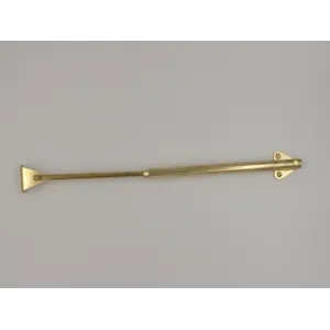 ASTA TELESCOPICA MACO 216 CM.25 A MOLLA OTTONE LUCIDO