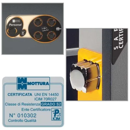 Cassaforte Mottura Personal 11.5230 Combinazione Meccanica S2