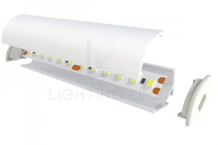 BARLED-20-IR- - Barre con Striscia LED - - Profilo LED con striscia LED 12v  sensore IR 40cm-60cm-80cm profilo angolare